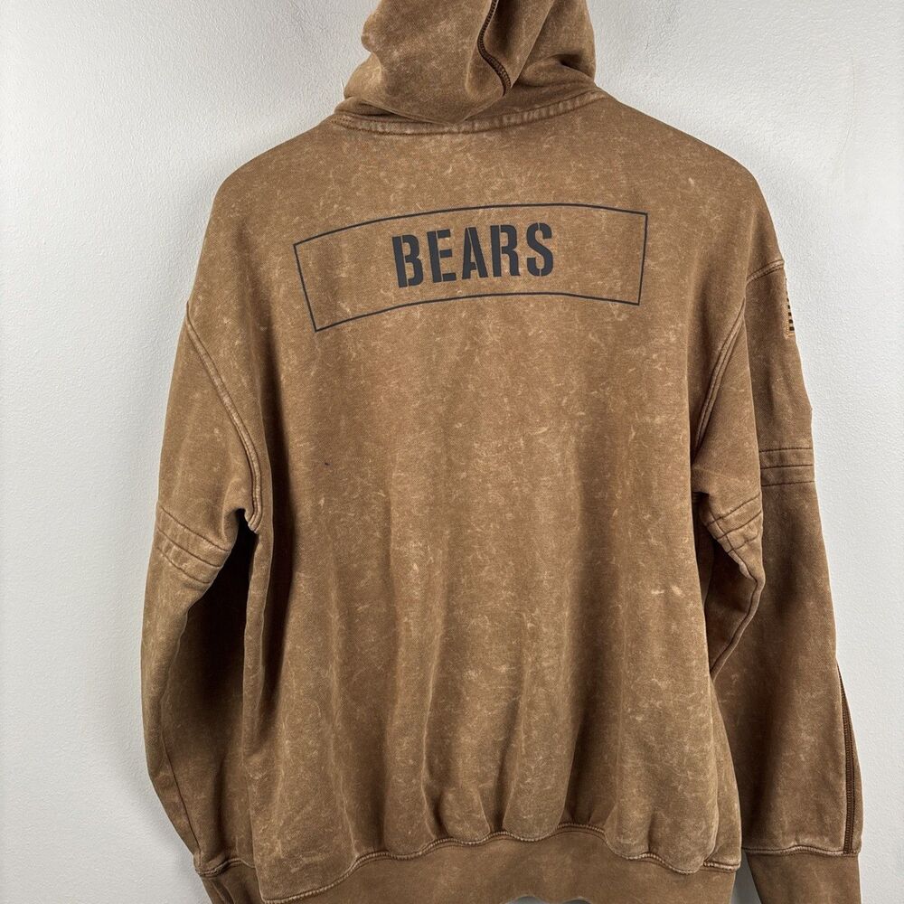 Nike Size XS Chicago Bears 2023 Salute to Service Hoodie Mens NFL Sideline Brown - Picture 13 of 14